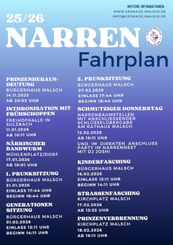 narrenfahrplan 25 26 500