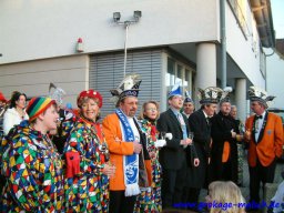 Narrenbaum stellen &amp; Schlüsselübergabe