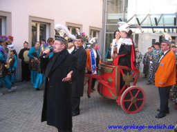 Narrenbaum stellen &amp; Schlüsselübergabe