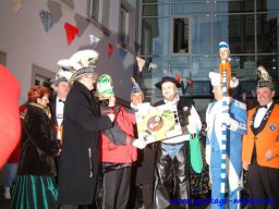 Narrenbaum stellen &amp; Schlüsselübergabe