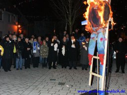 Verbrennung Prinz Karneval